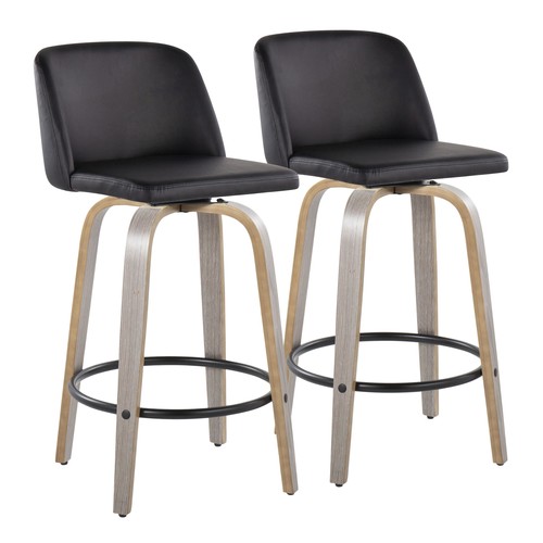 Toriano 26" Fixed-height Counter Stool - Set Of 2